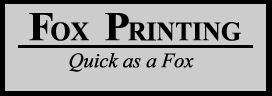 Fox Printing.
